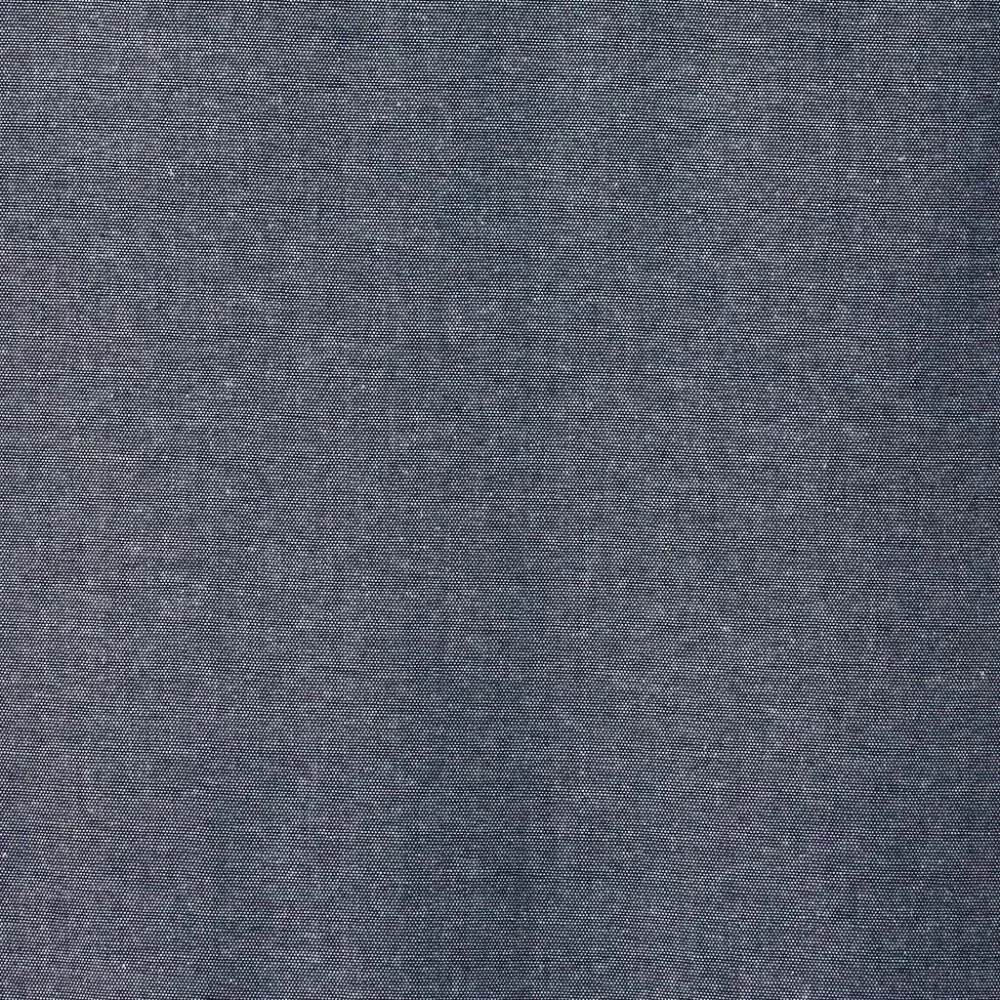 Pillowfort Navy Blue Chambray Cotton Single Blackout Curtain Panel 42